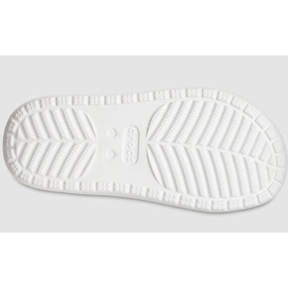 Crocs Classic Cozzzy White Faux Fur Sandal Men's Size 10  / Women's Size 12 - Picture 4 of 7